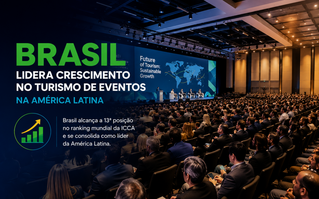 Brasil lidera crescimento no turismo de eventos na América Latina